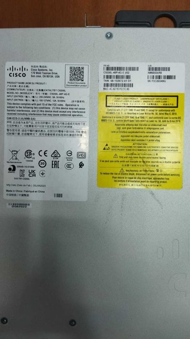Cisco Catalyst C9200L-48P-4G-E Коммутатор
