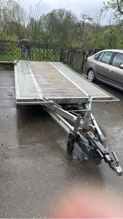 Remorca fitzel 3000kg util4,7m aluminiu roti10