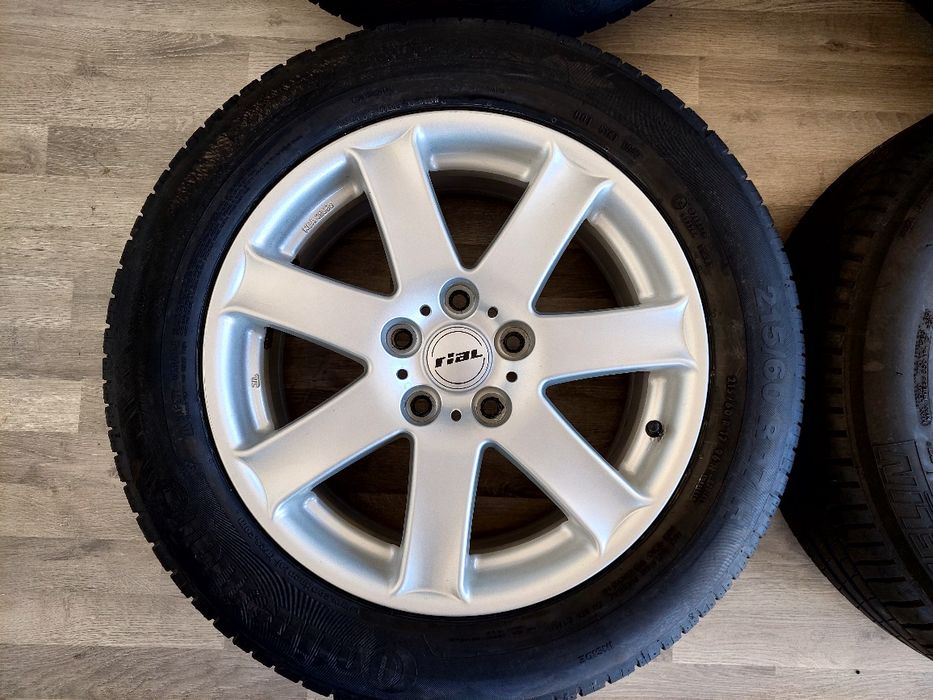 Джанти 17 цола 5х120 за БМВ Х3/BMW X3 с летни гуми 215/60/17