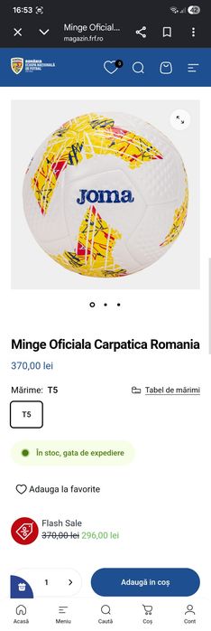 Minge oficiala joma Carpatica