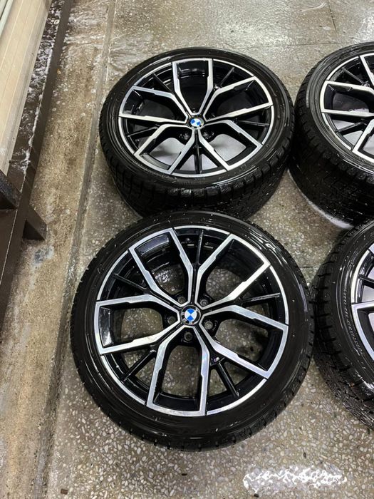 Диски  с шинами  BMW оргинал р19  розношироки