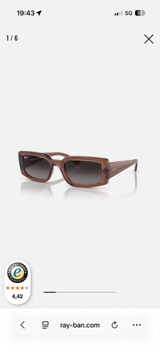 Оригинални слънчеви очила Ray-Ban RB4395 (6678T3)