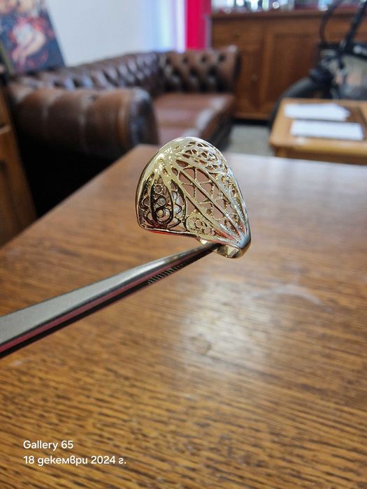 ‼️Златен Пръстен Филигран‼️ - Заложна къща Галерия 65