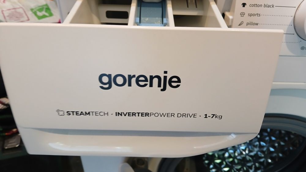 Продавам  Чисто нова пералня Gorenje ААА+inverter power1200об/7kg 229€.