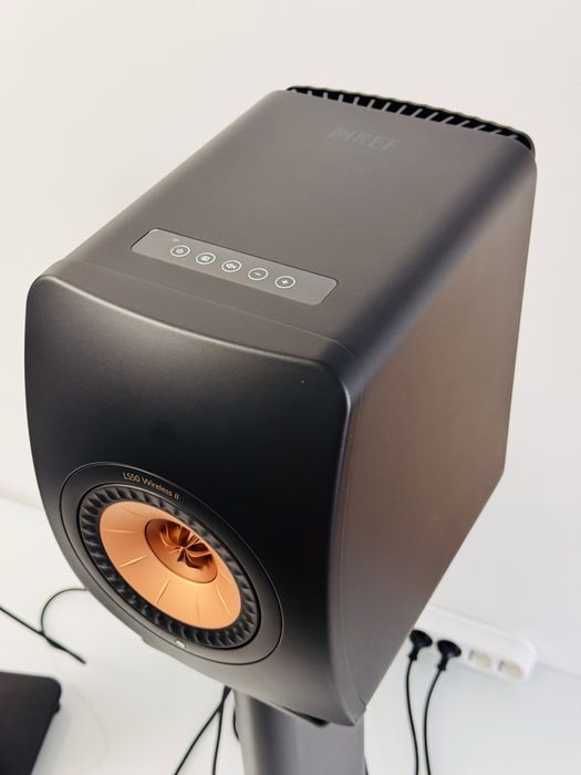 BOXE active/Sistem stereo hi-fi KEF LS50 Wireless II + standuri KEF S2