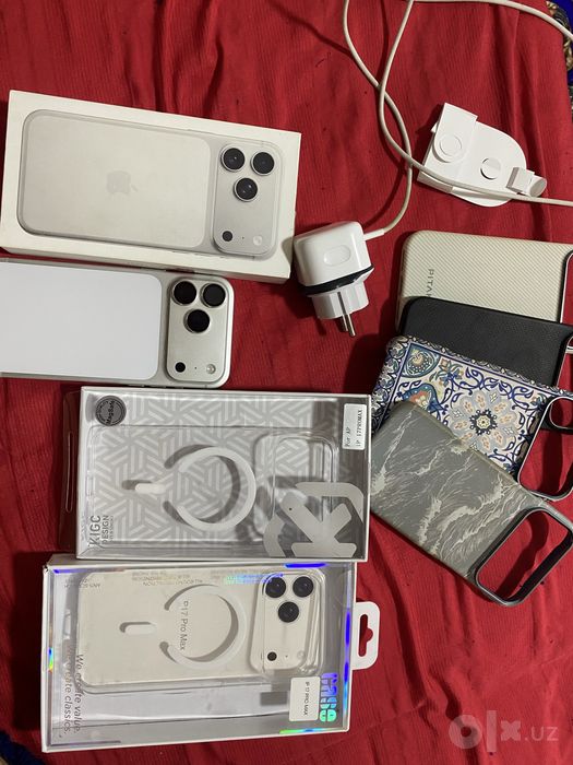 Iphone 17 pro max 256 gb silver garantiya 6oy