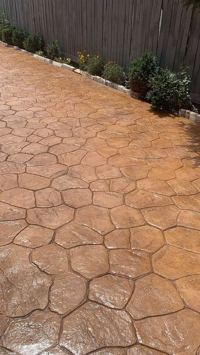 #beton amprentat# pavaj din beton