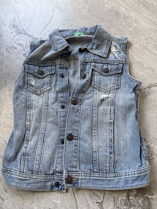 Елек деним Бенетон, унисекс