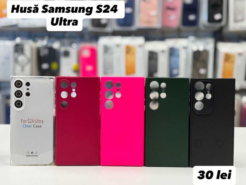 Husă silicon, folie, cablu, încărcător  Samsung S24 ULTRA