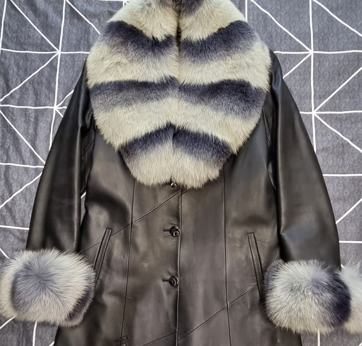 Продам "Кожаный Плащ" с Мехом!