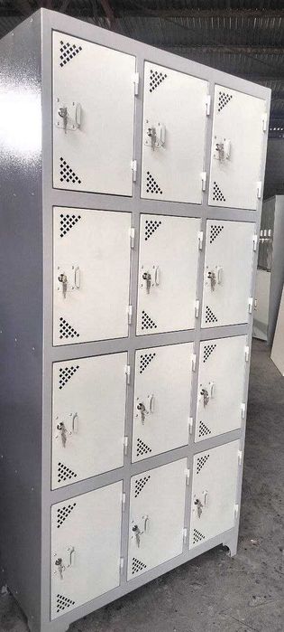 Металлический шкаф для сумок и личных вещей на 12 ячеек | METALCRAFT
