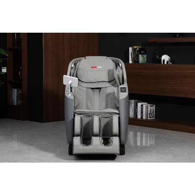 Fotoliu masaj gri cu încălzire