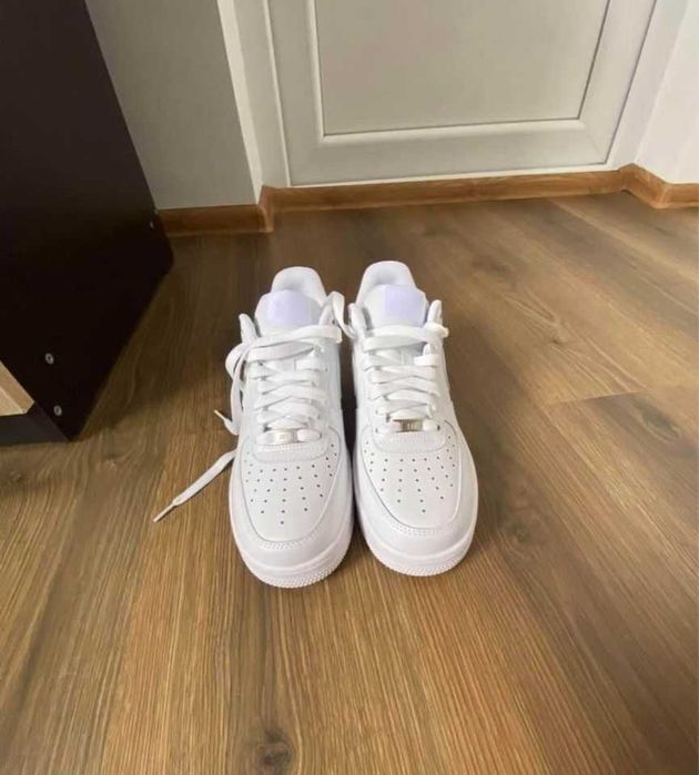 Adidasi Nike Air Force 1 unisex full white