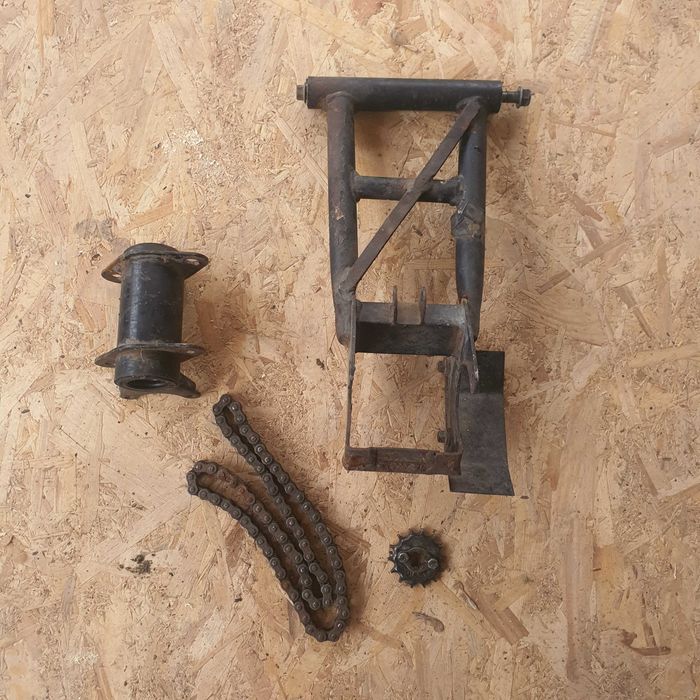 Toate elementele-Furca-Bascula Buna-Atv 125cc-Lant +Pinion Bonus-Surub