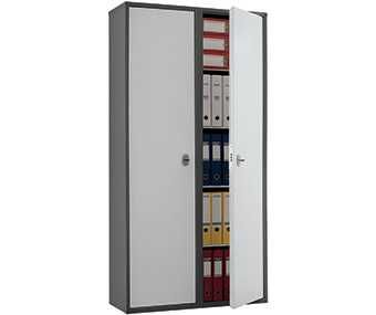 шкаф для документов, Бухгалтерский шкаф, 2 отсека , 8 полок ProStellaj