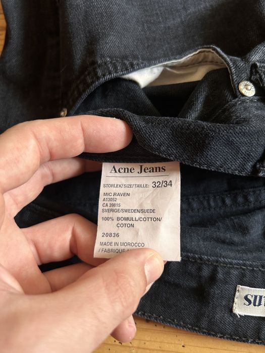 Acne jeans black дънки