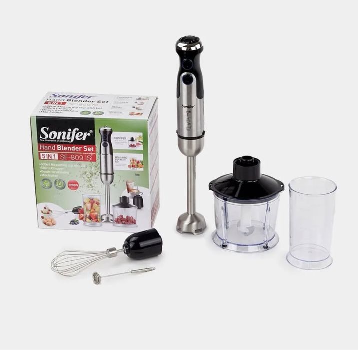 Доставка! Ручной блендер 5 в 1 Sonifer SF-8091S
