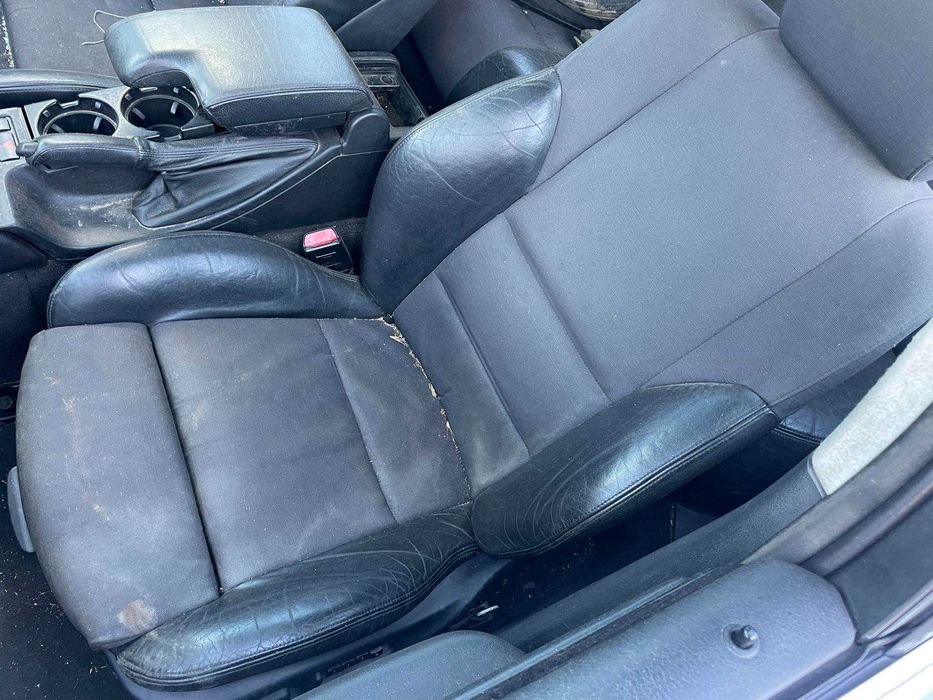 bmw 330d e46  facelift кожа на части бмв  е46 рекаро 330д  автомат