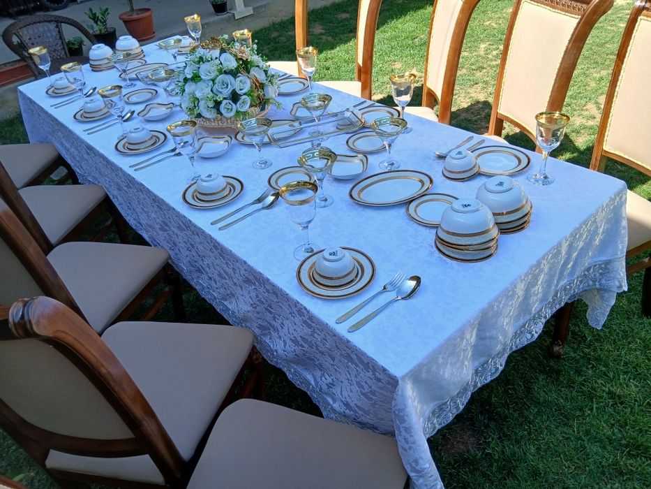 24/7 stol stul qozon ochoq samovor zontik naves xar xil turdagi razmer