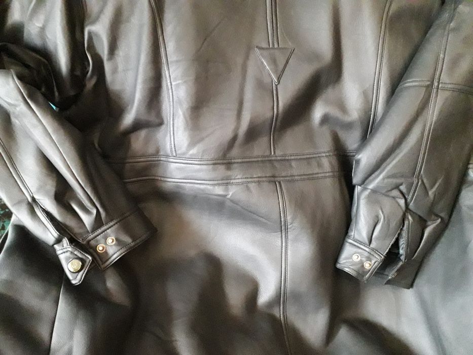 Мъжка шуба изкуствена кожа