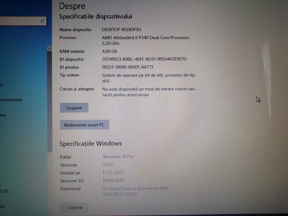 Laptop notebook Asus PRO51J, functional
