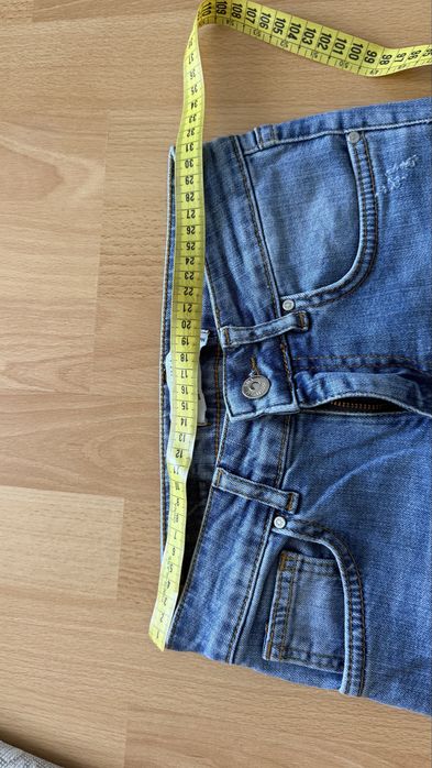 Дънки дълъг крачол светло сини