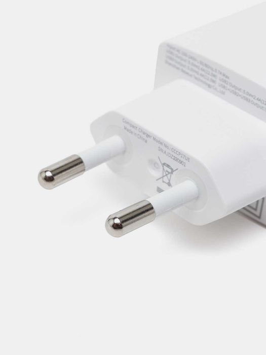 Зарядка Baseus для телефона 17W Charger зарядное устройство белый цвет
