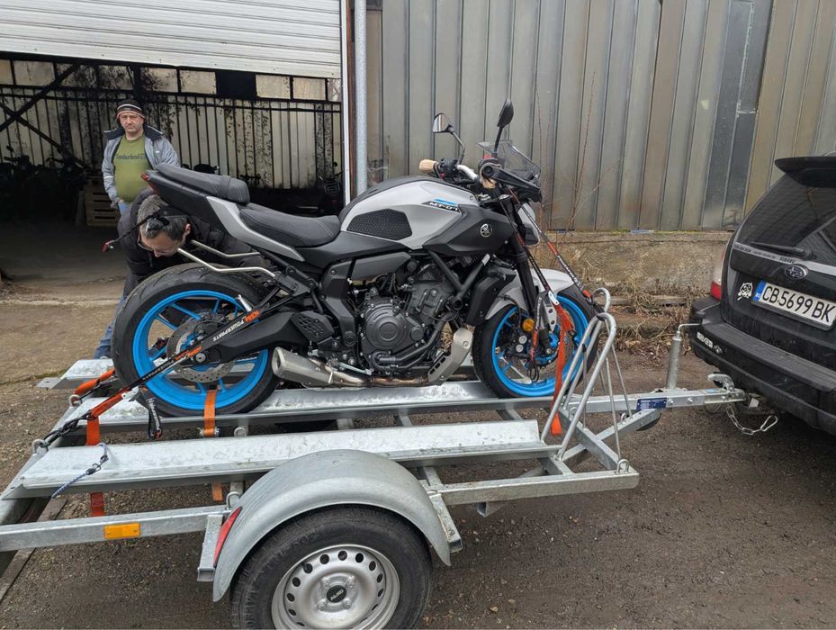 Ремарке за 3 мотора - под наем.