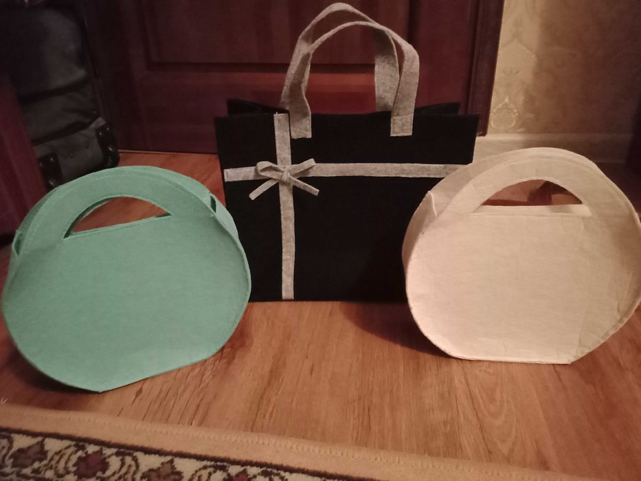 Пакеты подарочные из фетра