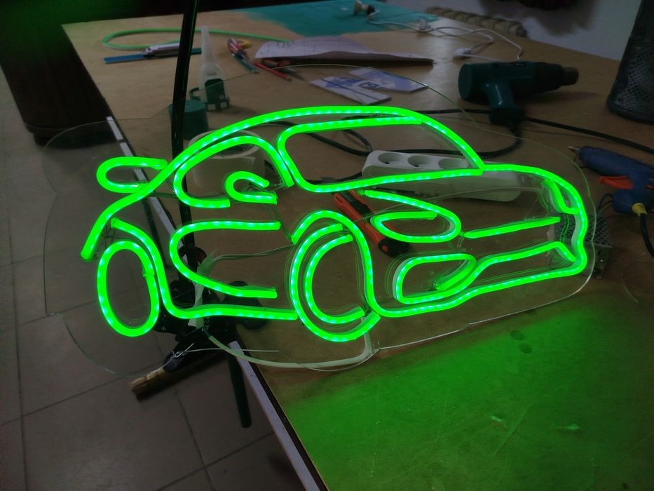 Вывески из неон флекс