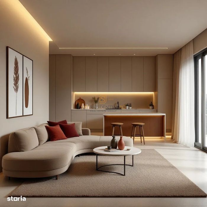 Apartament modern compartimentat, 2 camere, piscina privata, Popesti
