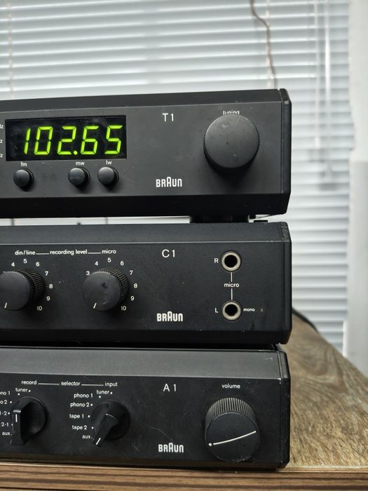 Комплект BRAUN Atelier A1, C1, T1 усилвател+дек+тунер