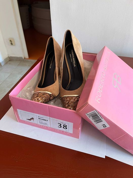 Pantofi eleganti piele naturala Roberto Botella