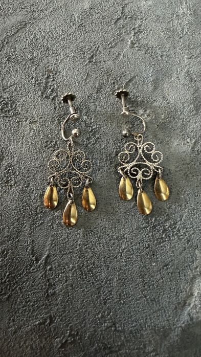 Cercei vintage filigran