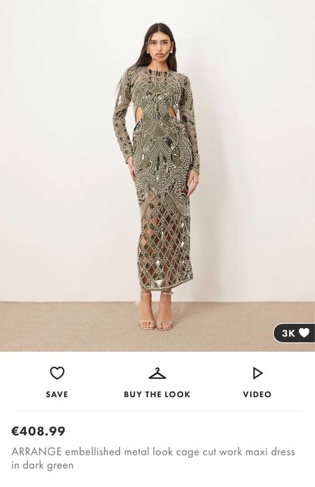 Rochie Asos Luxe bijuterie