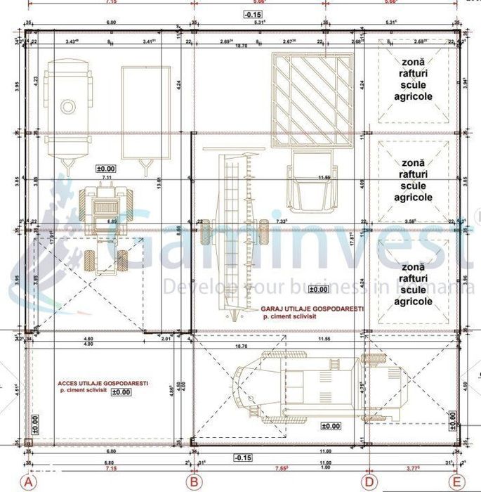 Gaminvest Hala cu pod rulant, 300 mp, Biharia,Bihor, A2463