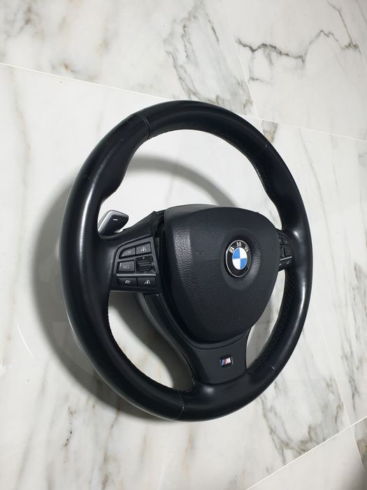 Volan M BMW seria 5 6 7, F10 F06 F12 F13 F01 cu distronic si padele