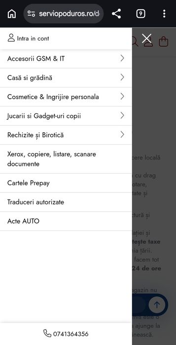 Afacere de vânzare – Servio Podu Roș, Iași