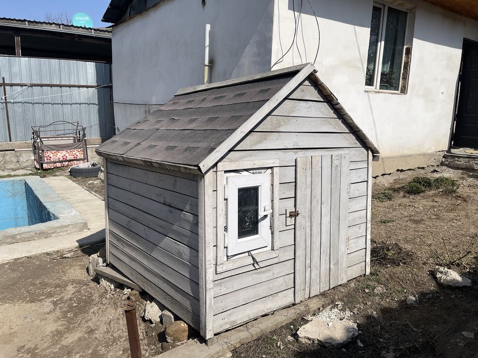 Собачья будка двухконмнатная