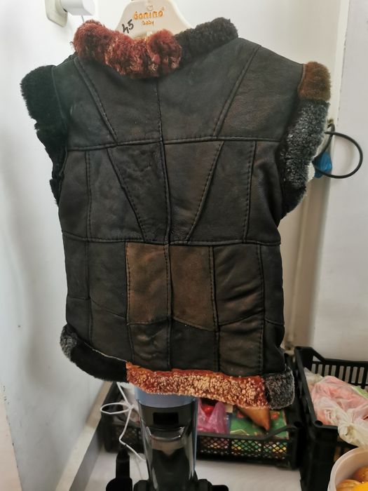 Vesta/bundita din blana naturala de oaie