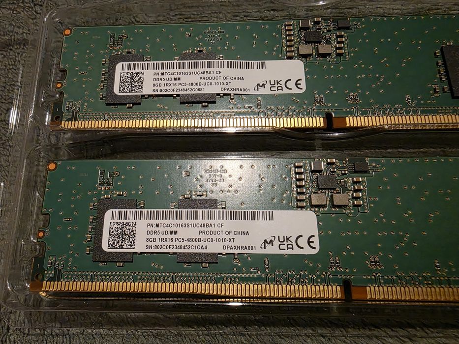 NOU. Memorie RAM DDR5 pentru PC Micron