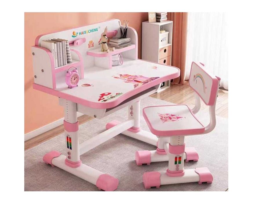 Стол и стульчик с регулируемой высотой. для детей 6-12 л Есть доставка