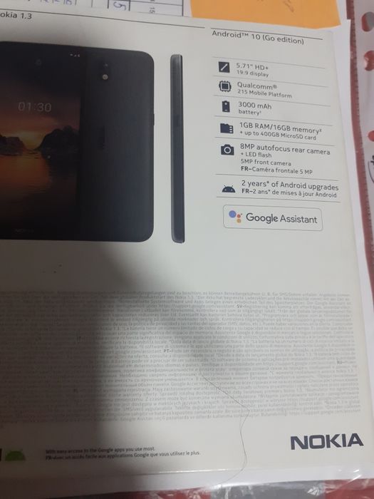 Продавам чисто нов,неупотребяван телефон Nokia 1.3 android