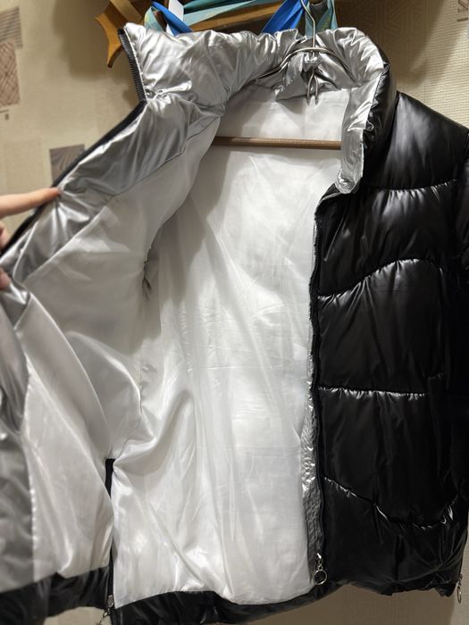 Лакированная балоневая куртка