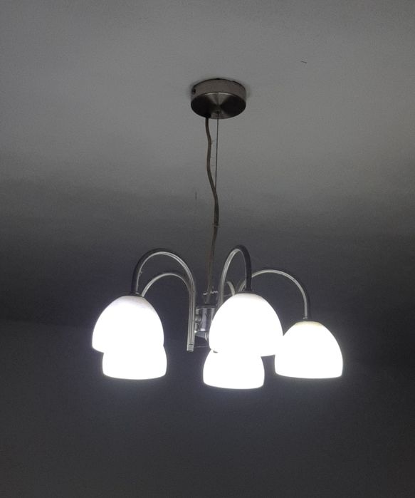 Vand lustra cu 5 brate cu LED-uri
