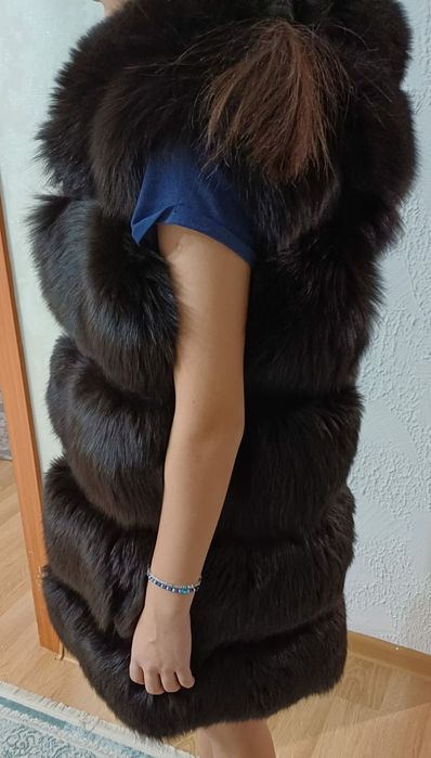 Жилет натуральный меха