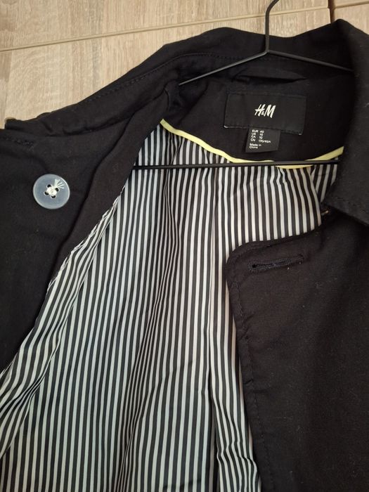 Trench dama negru H&M – mărimea 40
