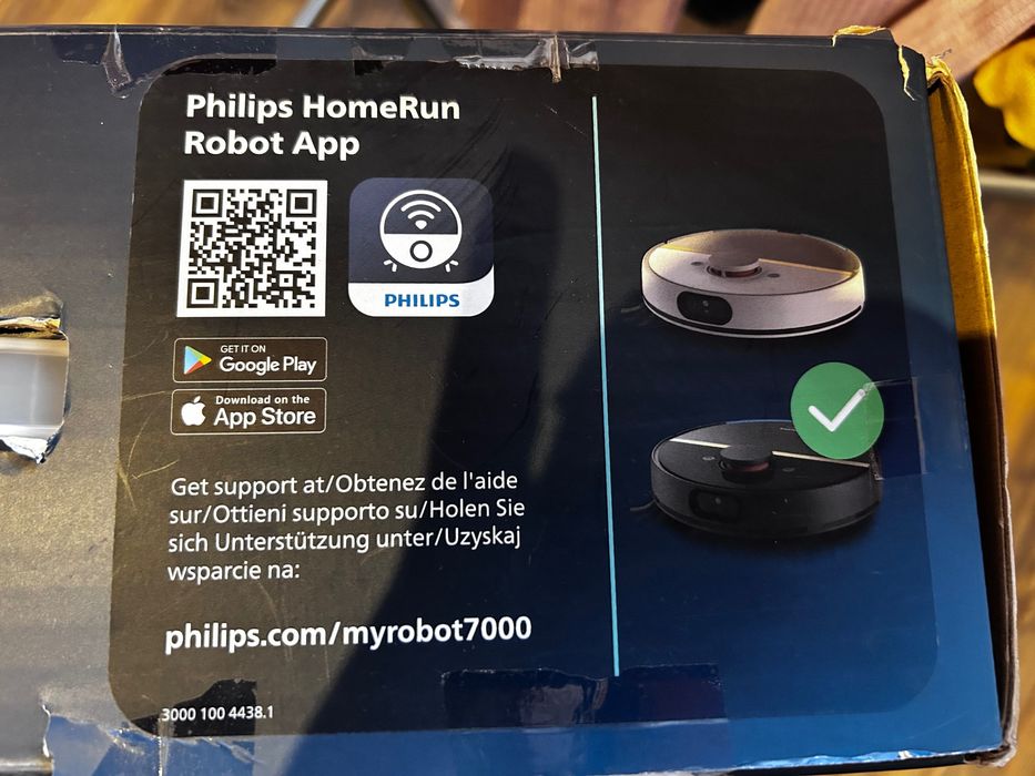 Робот прахосмукачка  PHILIPS HomeRun Vacuum & Mop Robot 7000