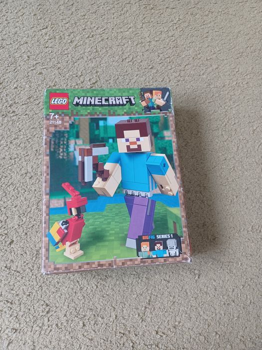 Lego minecraft- Steave și papagalul lui