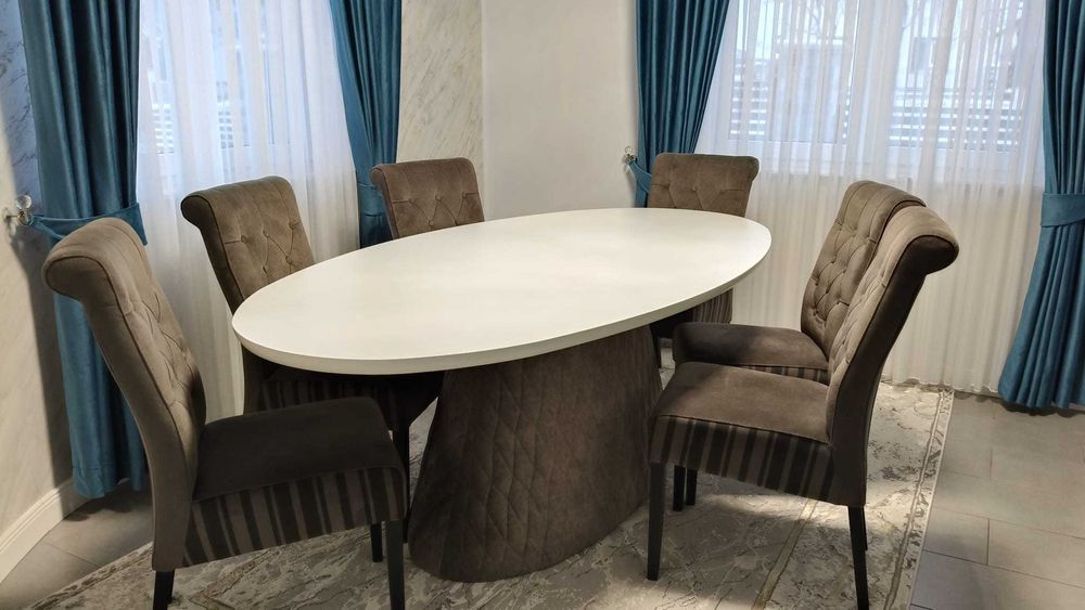 Vând masa set cu 6scaune